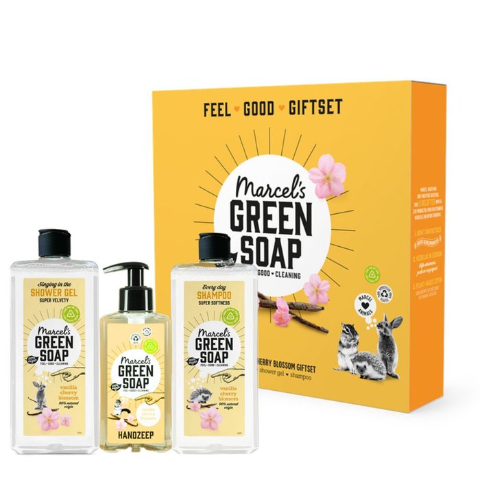Marcel's Green Soap | Giftset Vanille & Kersenbloesem