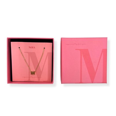 Noia Jewellery | Ketting met letter | Goud | M