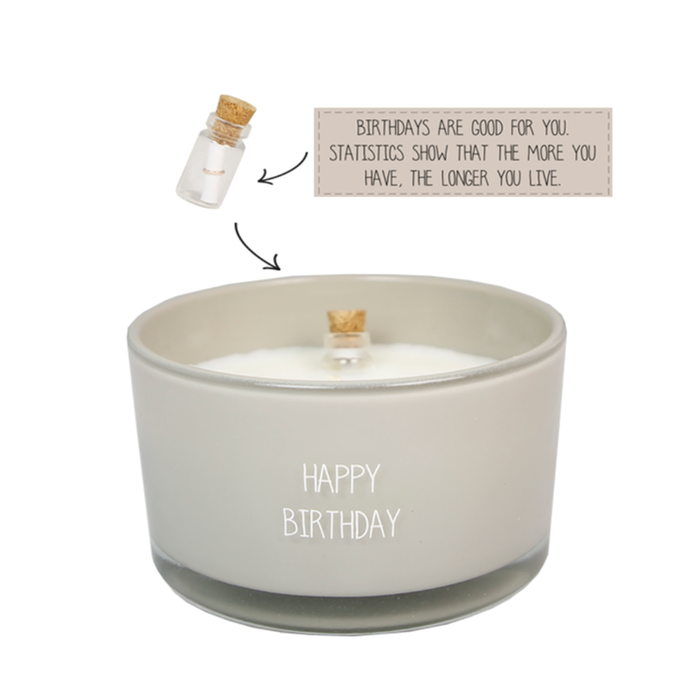 My Flame | Happy Birthday kaars