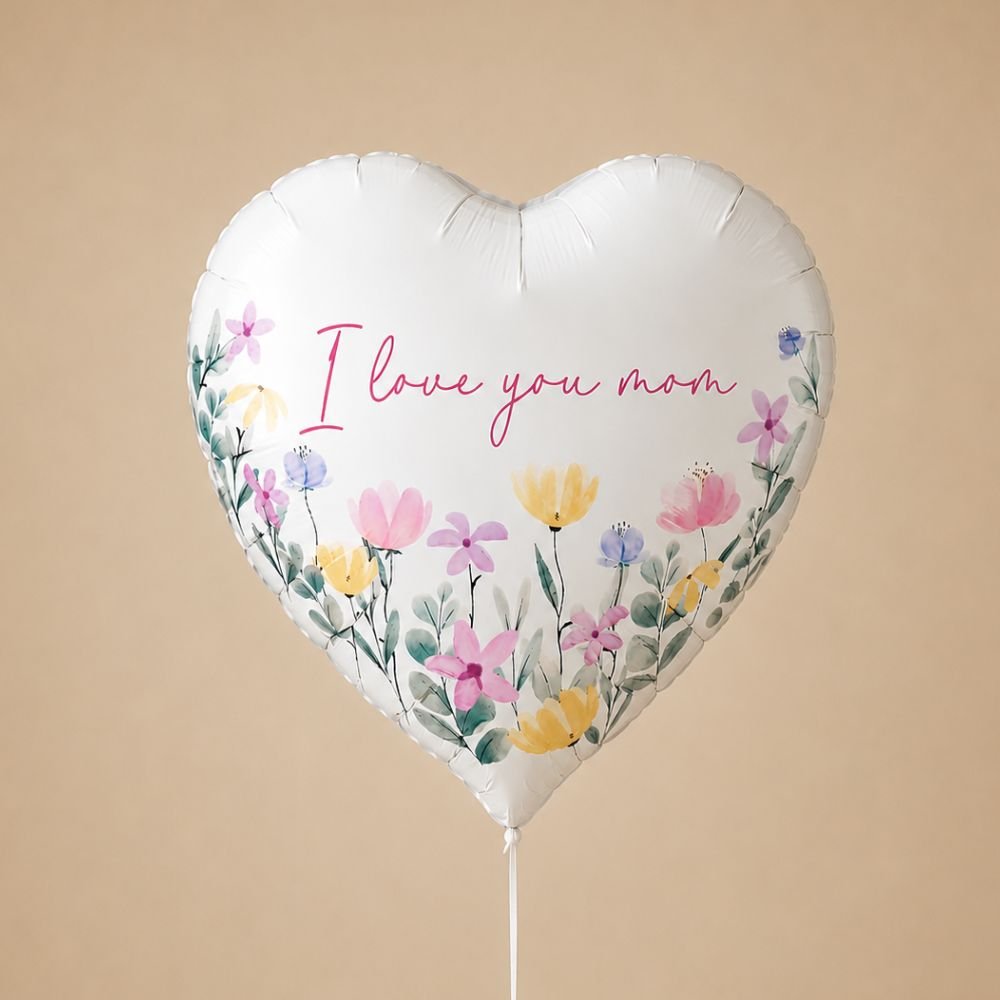 Ballon I love you mom Greetz