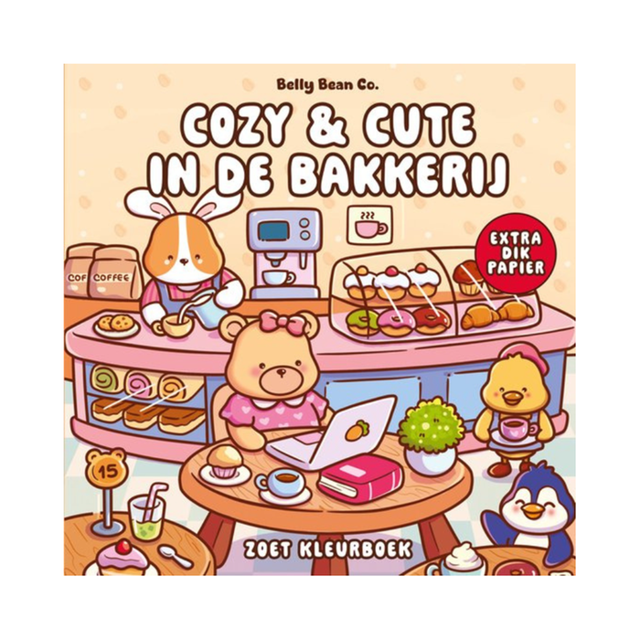 Kleurboek | Cozy & cute in de bakkerij