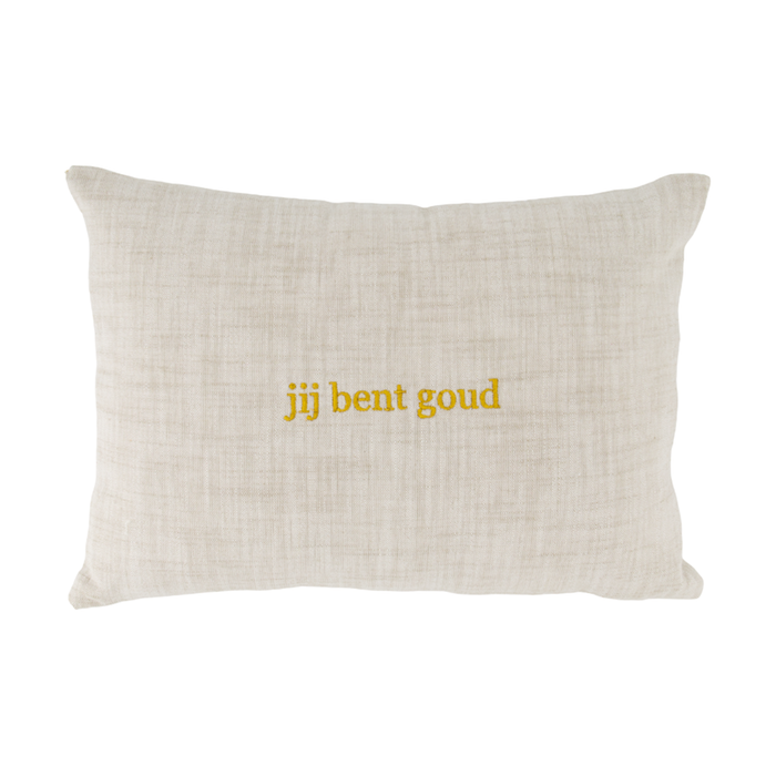 Zusss | Kussen jij bent goud | 35x25cm