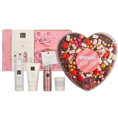 Rituals Sakura S Set | Veel Liefs Chocolade Hart 160g