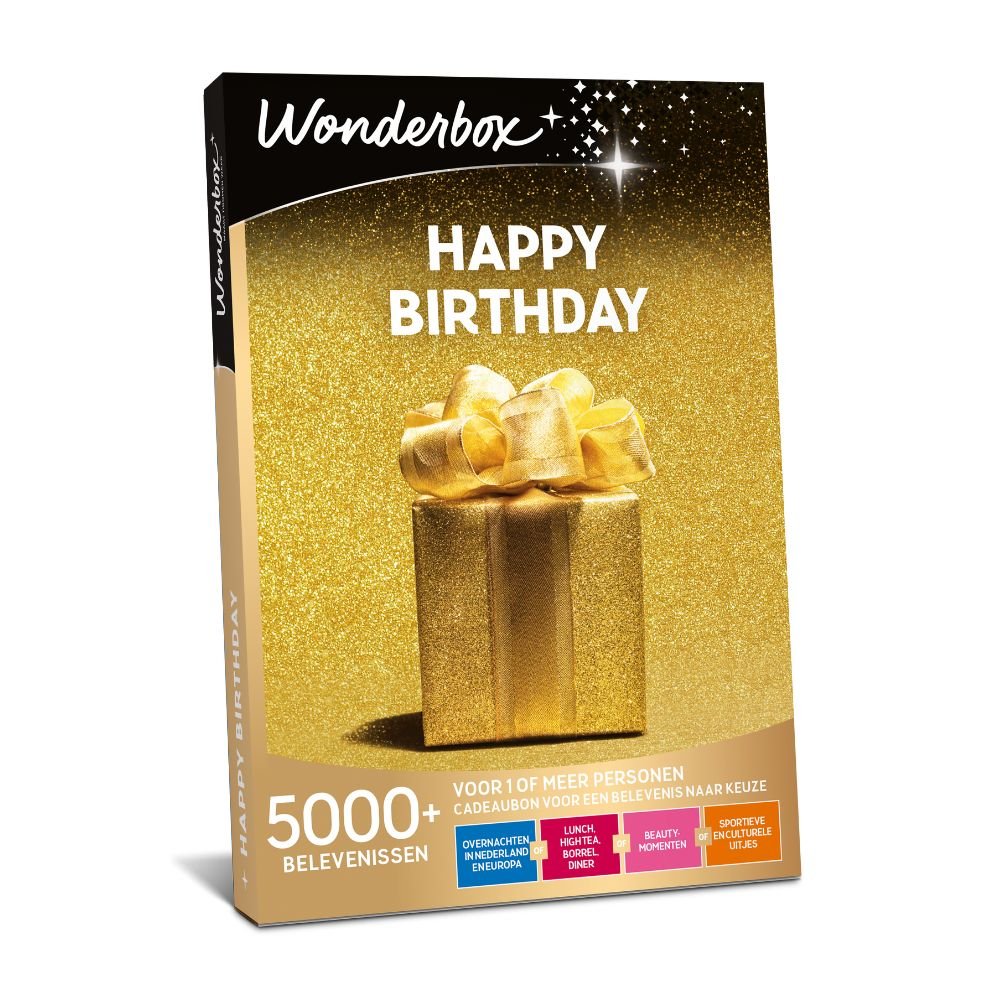 Greetz Wonderbox Happy Birthday Cadeaubelevenis Gift Experiences