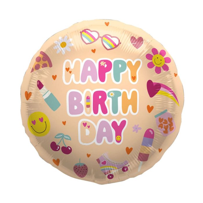 Ballon | Happy Birthday - Boho