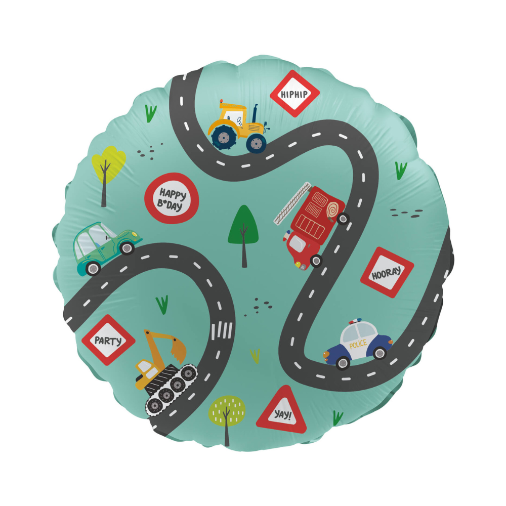 Ballon Wacky Wheels Greetz