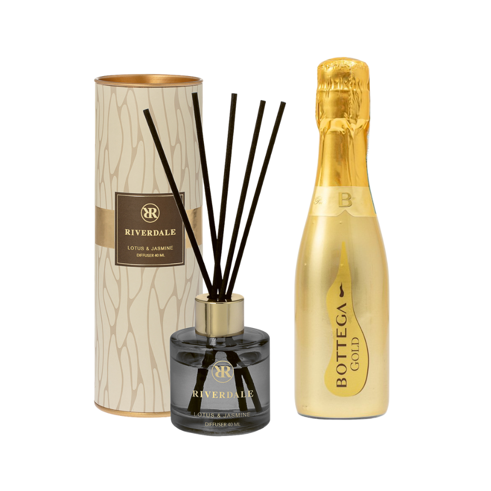 Prosecco 20cl Riverdale Geurstokjes Bottega