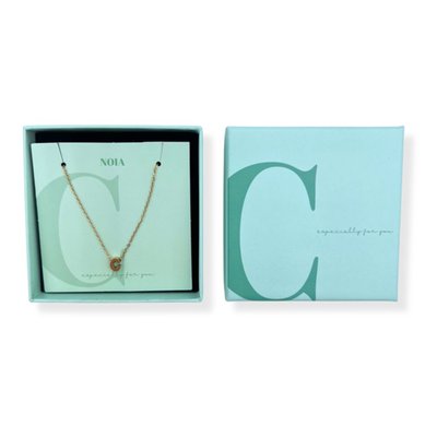 Noia Jewellery | Ketting met letter | Goud | C