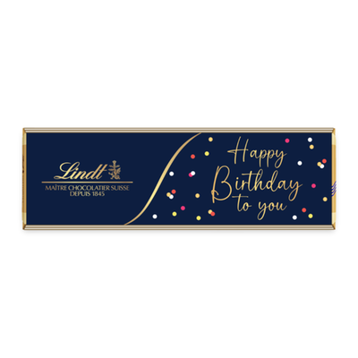 Lindt | Gold Tablet - Happy Birthday | Melkchocoladereep | 300g