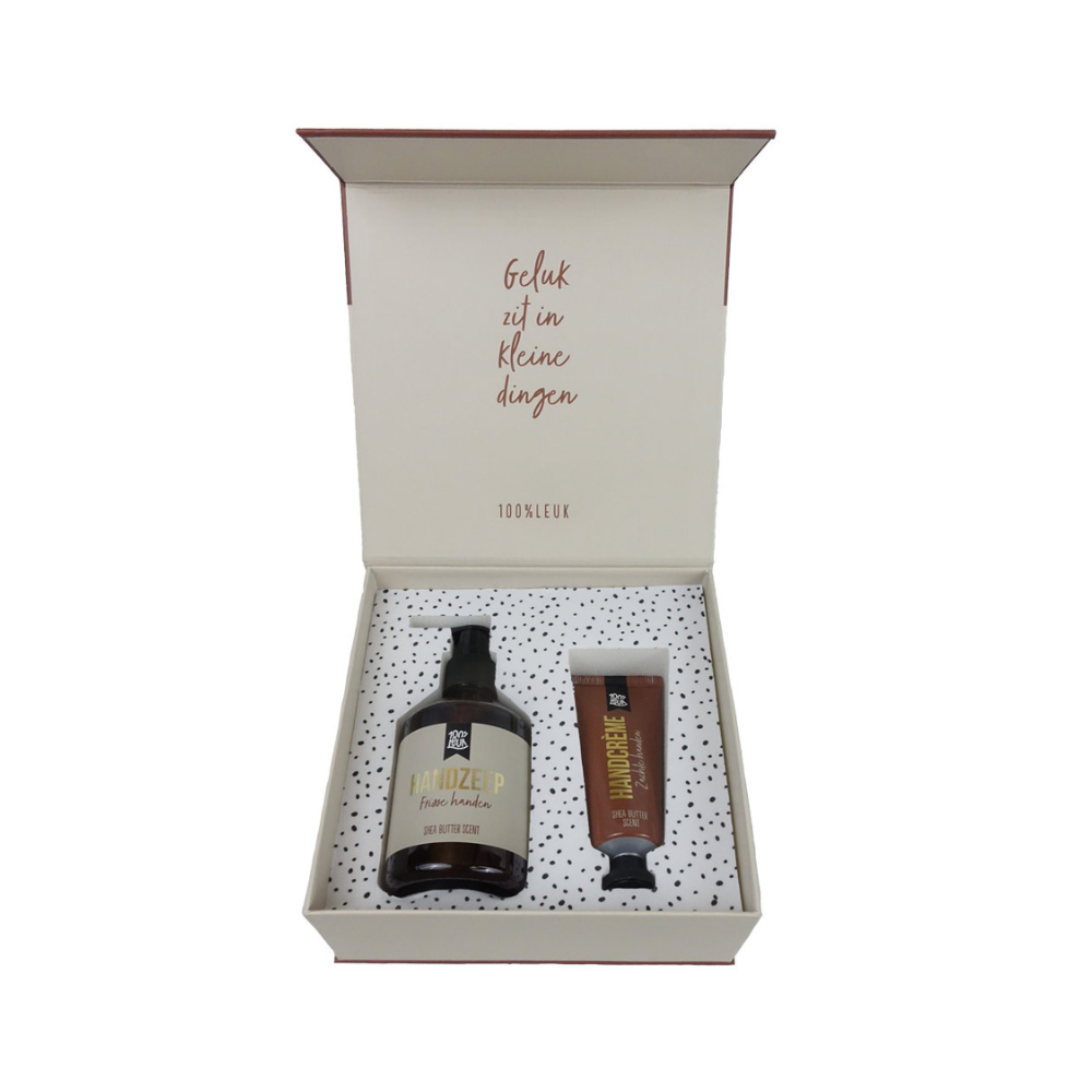 Luxe box Geluk zit in kleine dingen 100 procent Leuk
