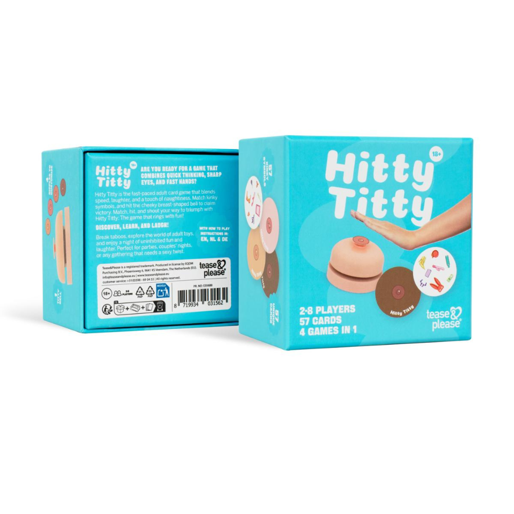 Tease and Please Hitty Titty kaartspel Gadgets Grappige Cadeaus Greetz