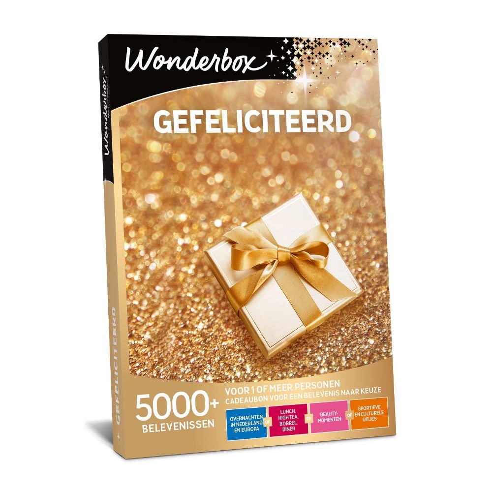 Greetz Wonderbox Gefeliciteerd Cadeaubelevenis Gift Experiences