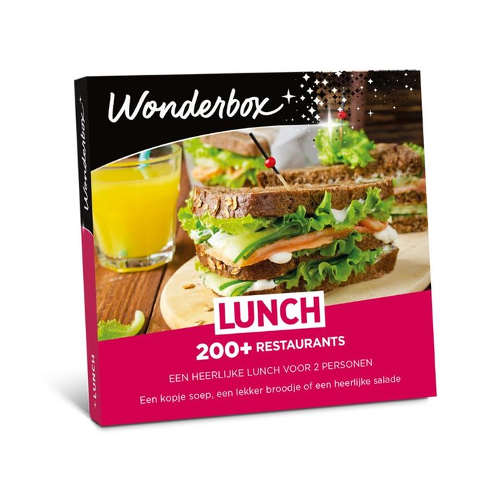 Wonderbox Lunch voor twee | Cadeaubelevenis