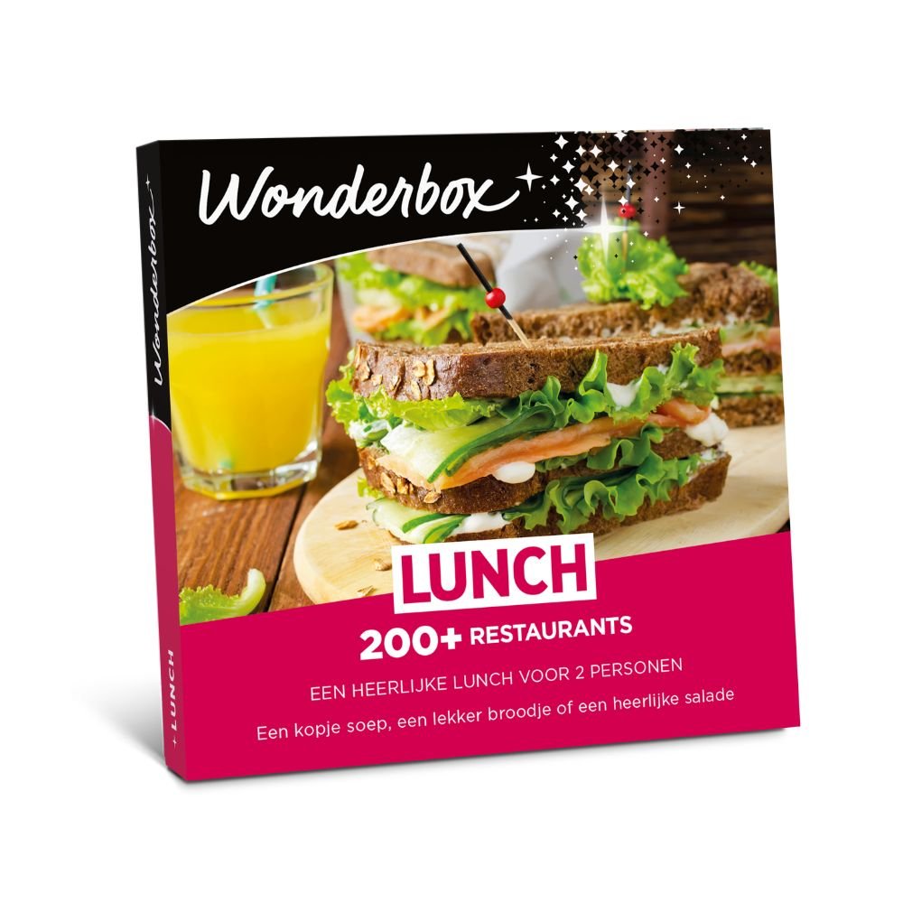 Greetz Wonderbox Lunch voor twee Cadeaubelevenis Gift Experiences