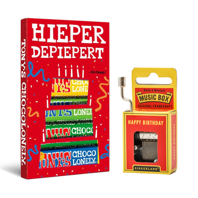 Tony's Chocolonely Proeverijtje 288g | Muziekdoosje Happy Birthday