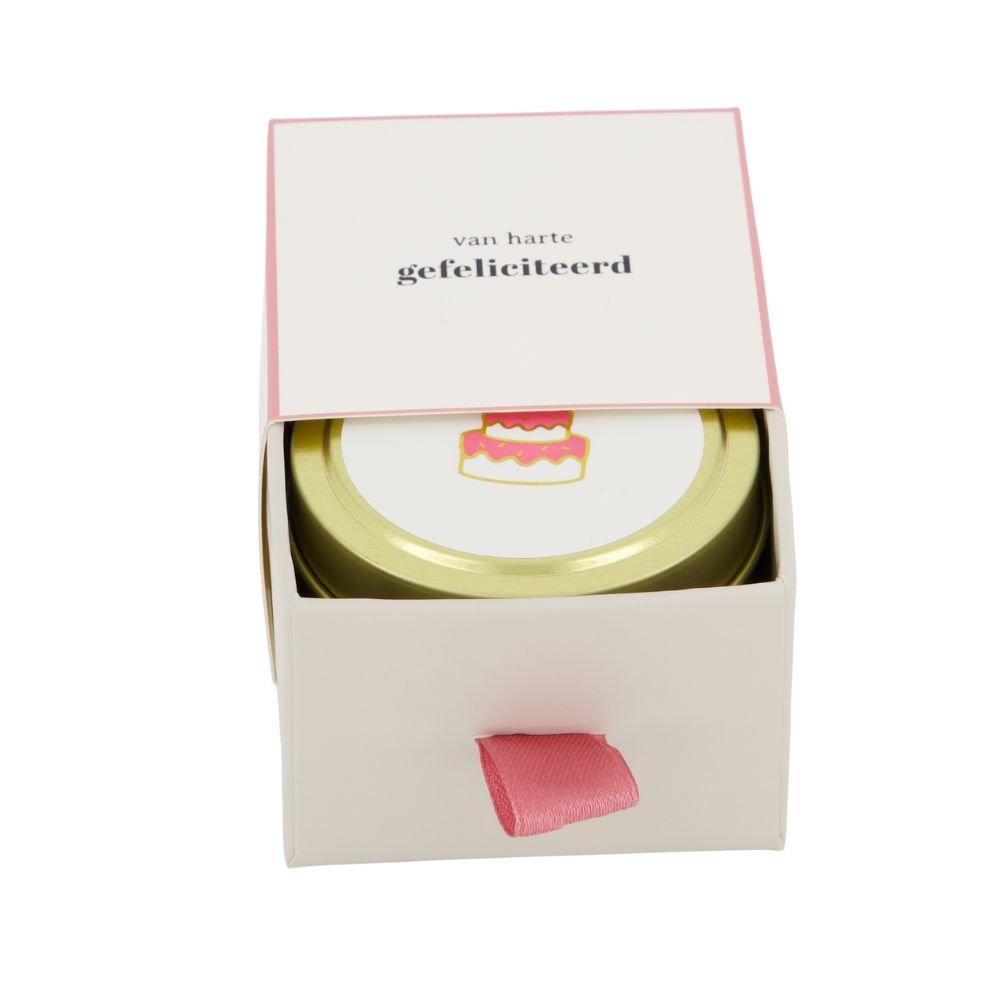 Zusss Kaars Gefeliciteerd taart Gifts For Home