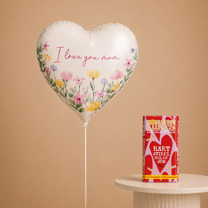 Love mom | Ballon & Tony's Chocolonely