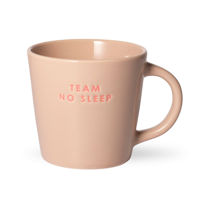 Vondels | Cappuccino mok keramiek | Team no sleep 250ml