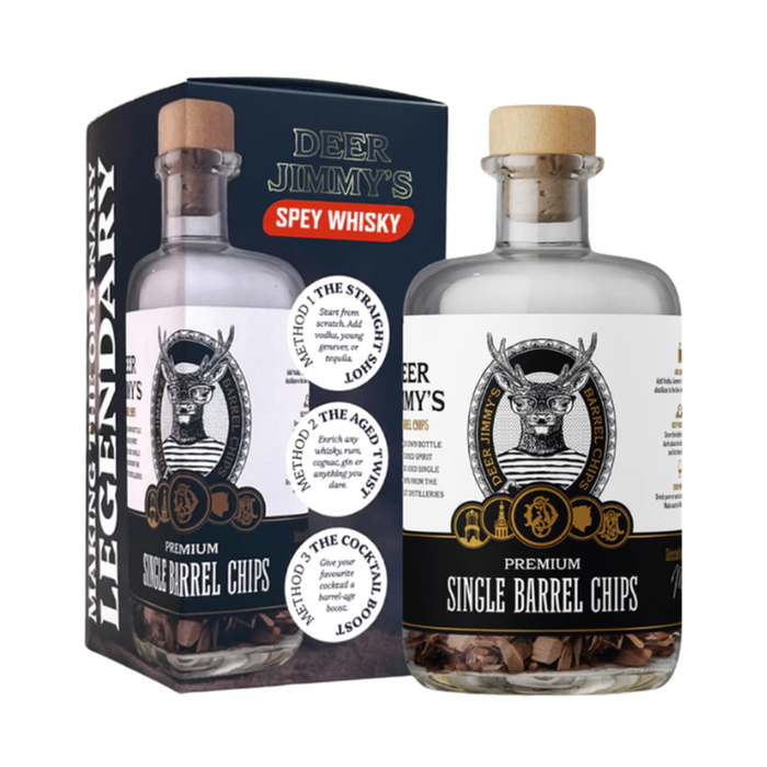 Deer Jimmy's | DIY Whisky cadeauset - Whisky Spey Barrel Chips