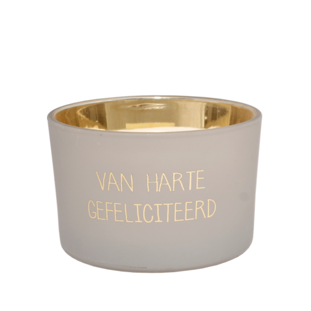 Sojakaars Van harte gefeliciteerd My Flame Lifestyle