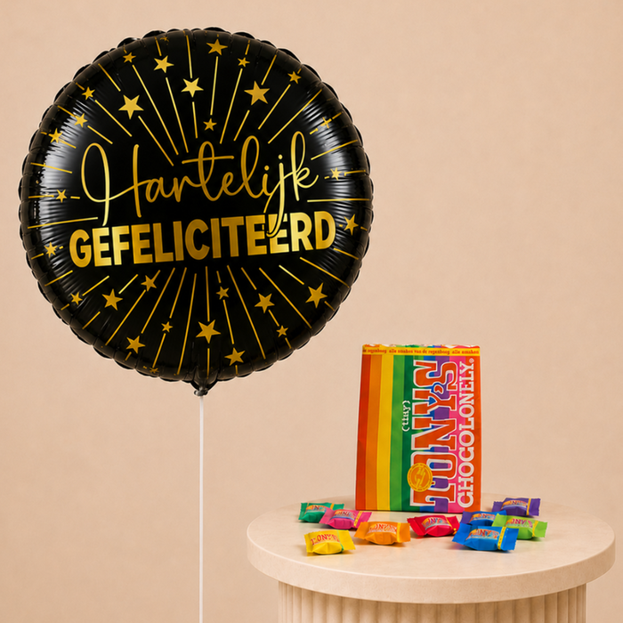 Ballon | Hartelijk Gefeliciteerd & Tiny Tony's
