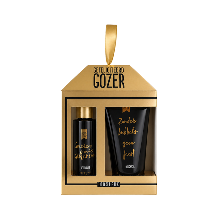 100% Leuk | Cadeauset | Gefeliciteerd Gozer