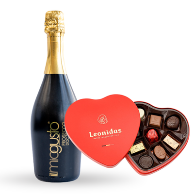 Miogusto Prosecco 750 ml | Leonidas Hart 110g