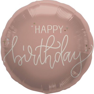 Ballon | Happy Birthday | Rosé