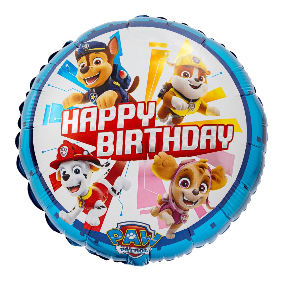 Ballon - Paw Patrol - Happy Birthday