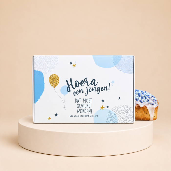 Cakemix | Hoera een jongen