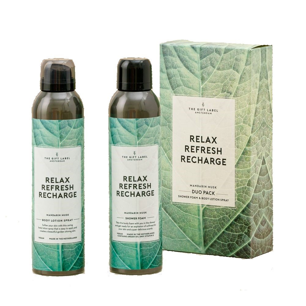 The Gift Label - Cadeaupakket - Relax, refresh, recharge