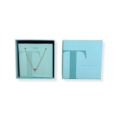 Noia Jewellery | Ketting met letter | Goud | T