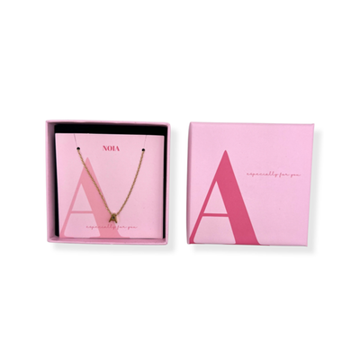 Noia Jewellery | Ketting met letter | Goud | A