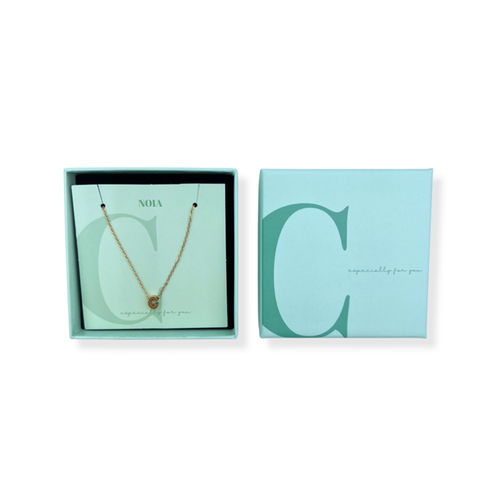 Noia Jewellery | Ketting met letter | Goud | C