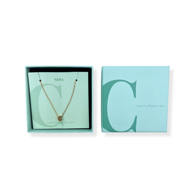 Noia Jewellery | Ketting met letter | Goud | C