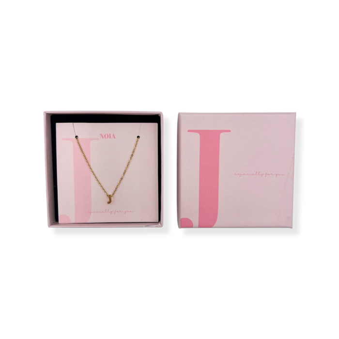 Noia Jewellery | Ketting met letter | Goud | J
