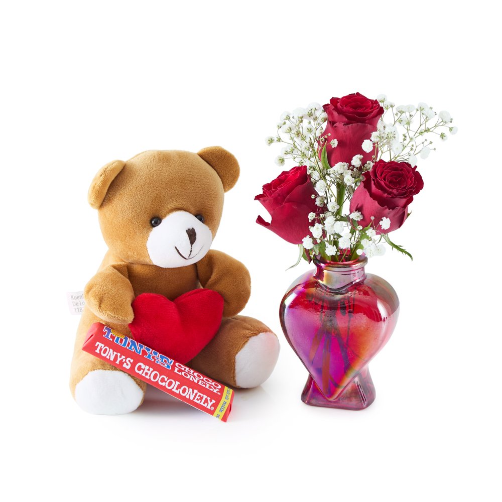 Giftset Liefde Bloemen Greetz