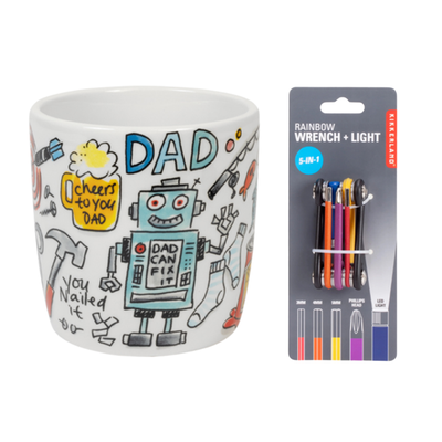 Blond Amsterdam papa mok | Kikkerland 5-in-1 Multitool Rainbow