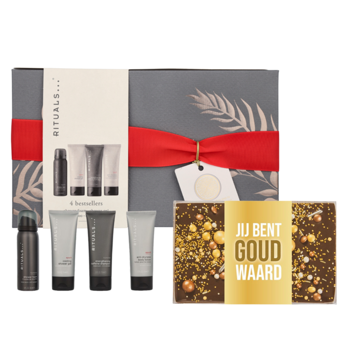 Rituals Homme S Set | Veel Liefs Chocolade reep 225g