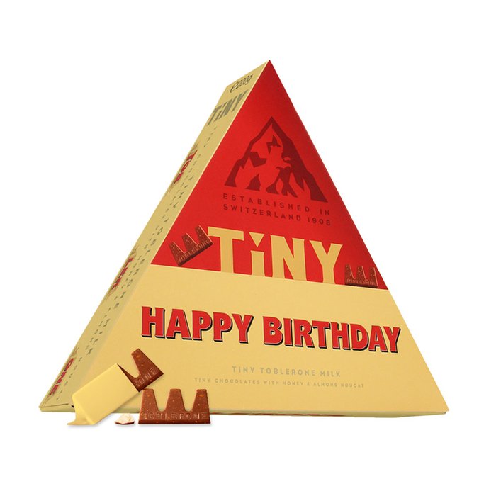 Toblerone | Tiny Geschenkdoos Happy Birthday | 224g