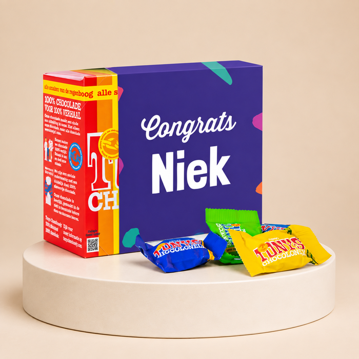 Tony's Chocolonely | Tiny Tony's | Congrats | Naam aanpasbaar