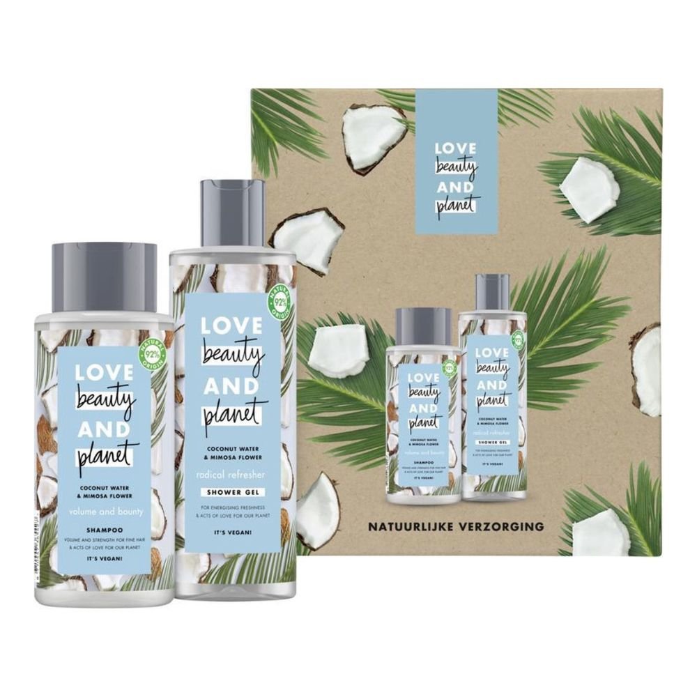 Greetz | Love Beauty and Planet | Coconut Mimosa Geschenkset