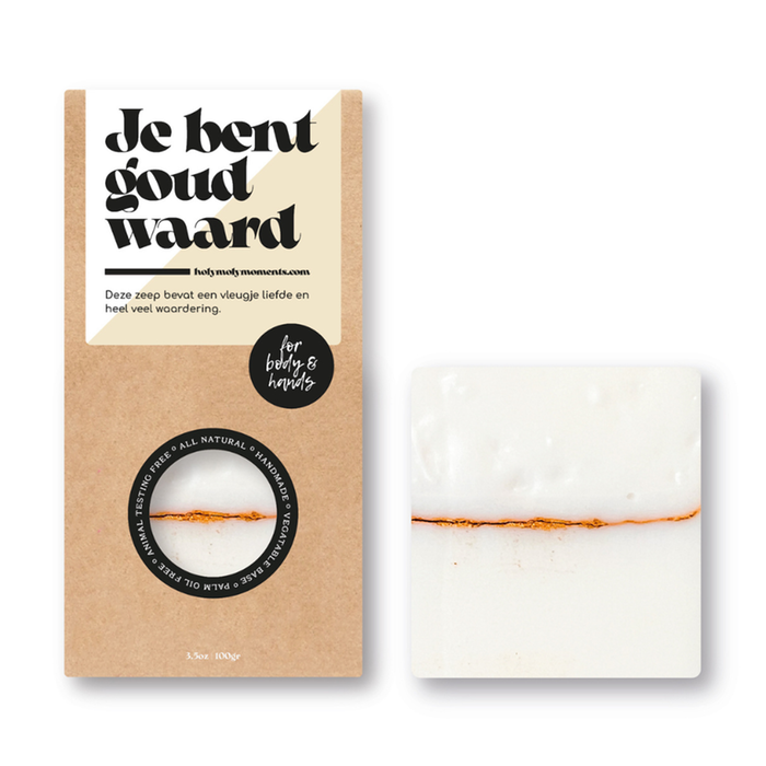 Fin Såpe | Body & hand soap | Jij bent goud waard