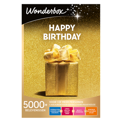 Wonderbox Happy Birthday | Cadeaubelevenis