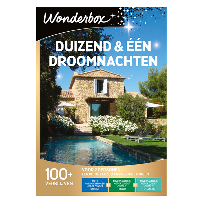 Wonderbox Duizend & een droomnachten | Cadeaubelevenis