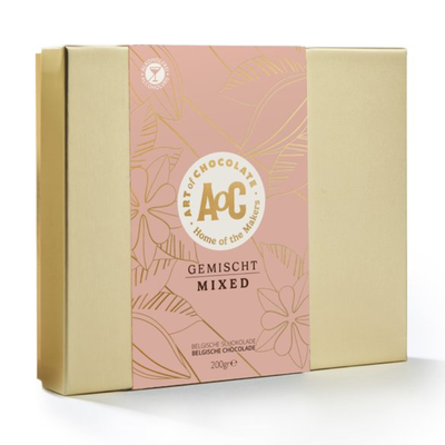Art of Chocolate |  Deluxe Mix Pralines | Alcohol vrij | 200g