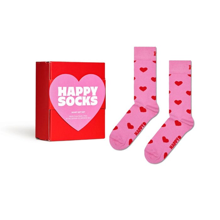 Happy Socks | 1 paar | Giftbox | Harten | 41 - 46