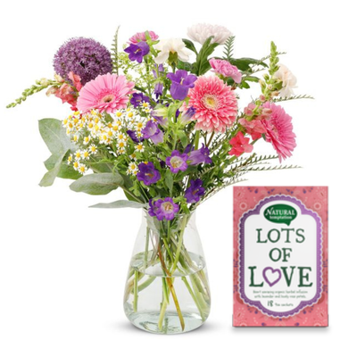Boeket Voor haar | Thee | Lots of Love