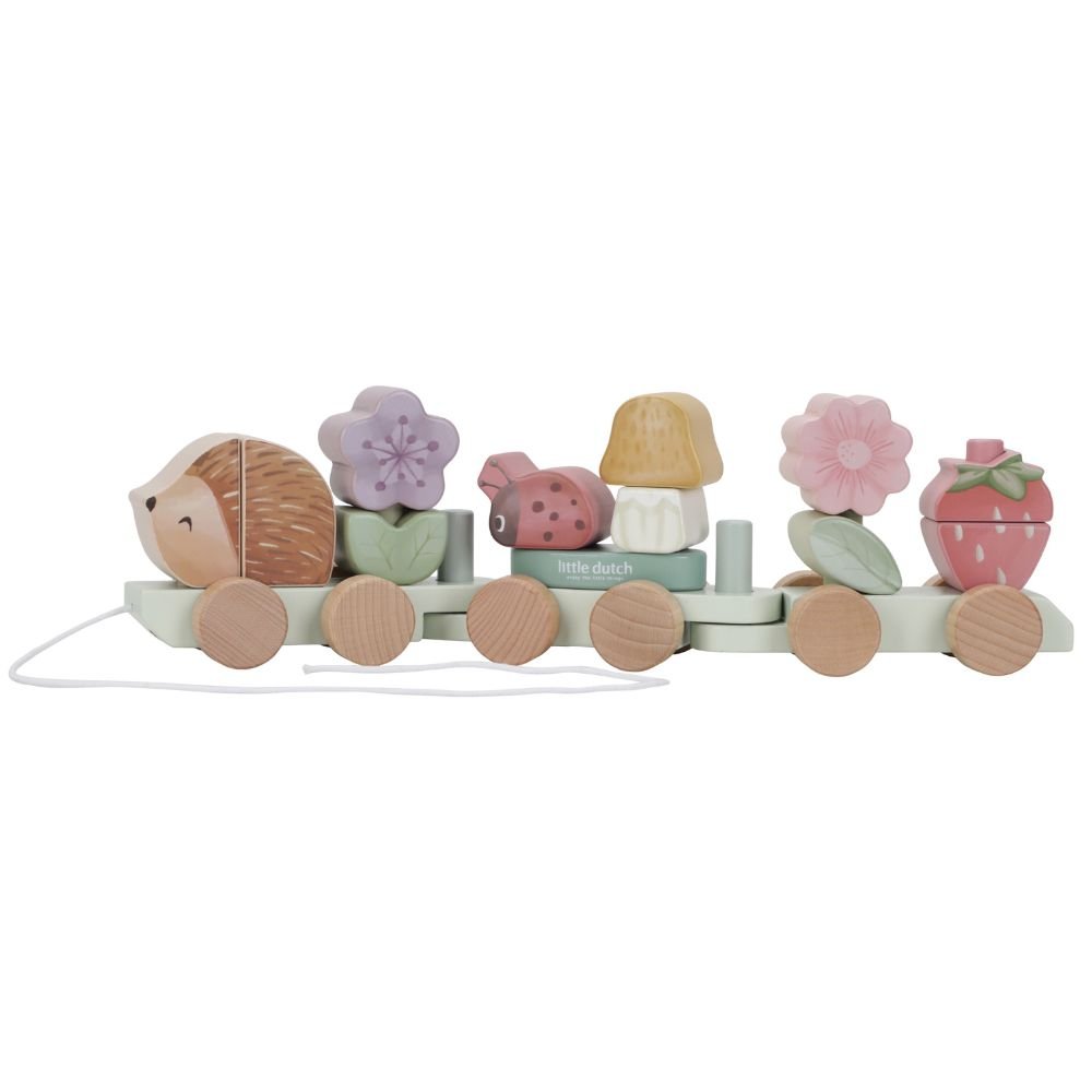 Little Dutch | Blokkentrein Egel | Fairy Garden