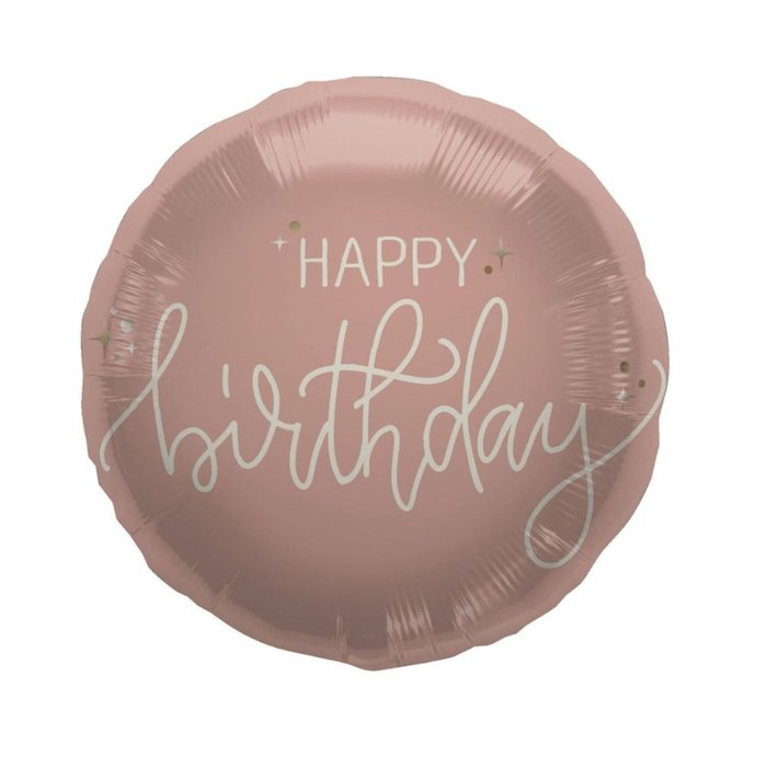 Ballon | Happy Birthday | Rosé